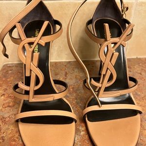YSL Cassandra high heel sandals Brand New